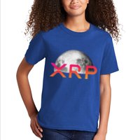 Ripple Xrp Coin Moon Xrp Army Crypto Cryptocurrency Kids T-Shirt