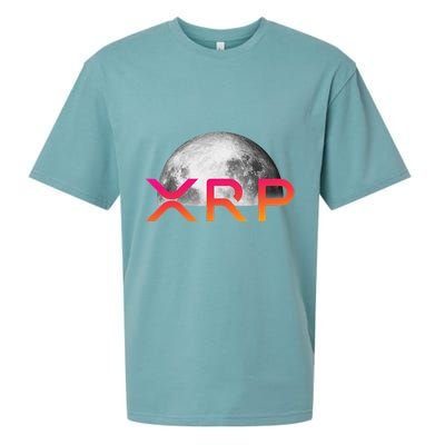 Ripple Xrp Coin Moon Xrp Army Crypto Cryptocurrency Sueded Cloud Jersey T-Shirt