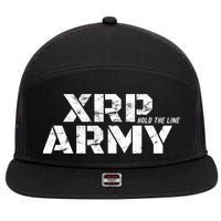 Ripple Xrp Crypto Currency Trader 7 Panel Mesh Trucker Snapback Hat