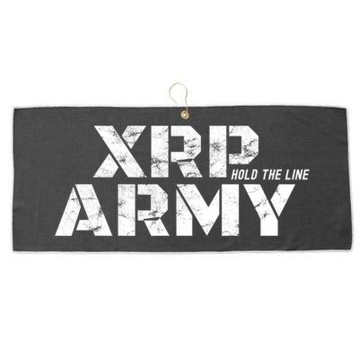 Ripple Xrp Crypto Currency Trader Large Microfiber Waffle Golf Towel