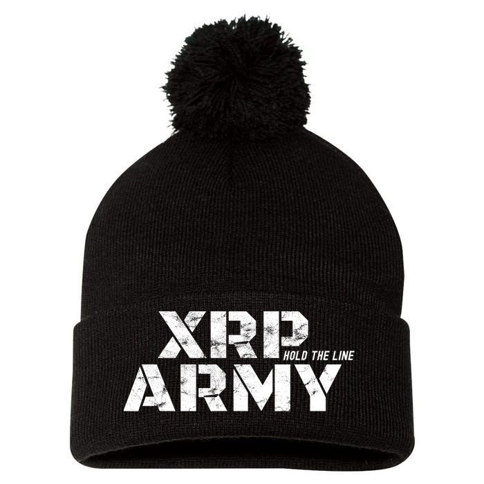 Ripple Xrp Crypto Currency Trader Pom Pom 12in Knit Beanie