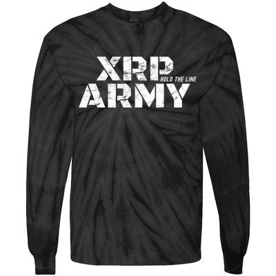 Ripple Xrp Crypto Currency Trader Tie-Dye Long Sleeve Shirt