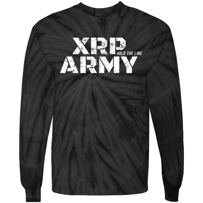 Ripple Xrp Crypto Currency Trader Tie-Dye Long Sleeve Shirt