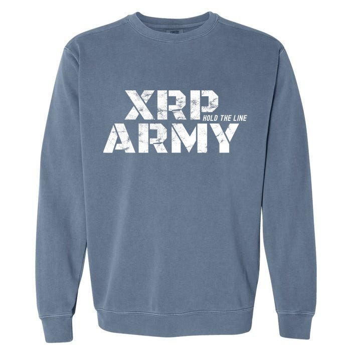 Ripple Xrp Crypto Currency Trader Garment-Dyed Sweatshirt