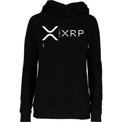 Ripple Xrp Coin Womens Funnel Neck Pullover Hood