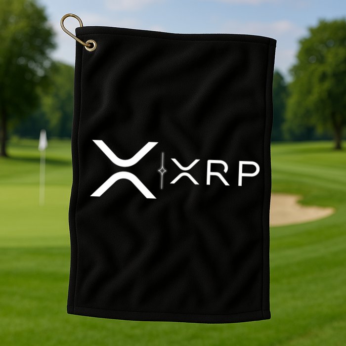 Ripple Xrp Coin Golf Towel