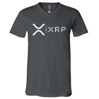 Ripple Xrp Coin V-Neck T-Shirt