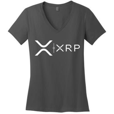 Ripple Xrp Coin Women's V-Neck T-Shirt