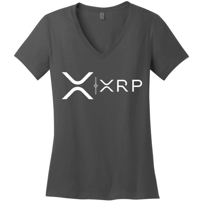 Ripple Xrp Coin Women's V-Neck T-Shirt