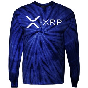 Ripple Xrp Coin Tie-Dye Long Sleeve Shirt