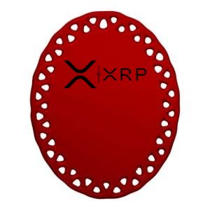 Ripple Xrp Coin Ceramic Oval Ornament