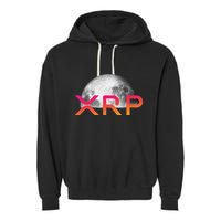 Ripple Xrp Coin Moon Xrp Army Crypto Cryptocurrency Xrp Garment-Dyed Fleece Hoodie