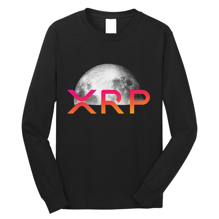 Ripple Xrp Coin Moon Xrp Army Crypto Cryptocurrency Xrp Long Sleeve Shirt