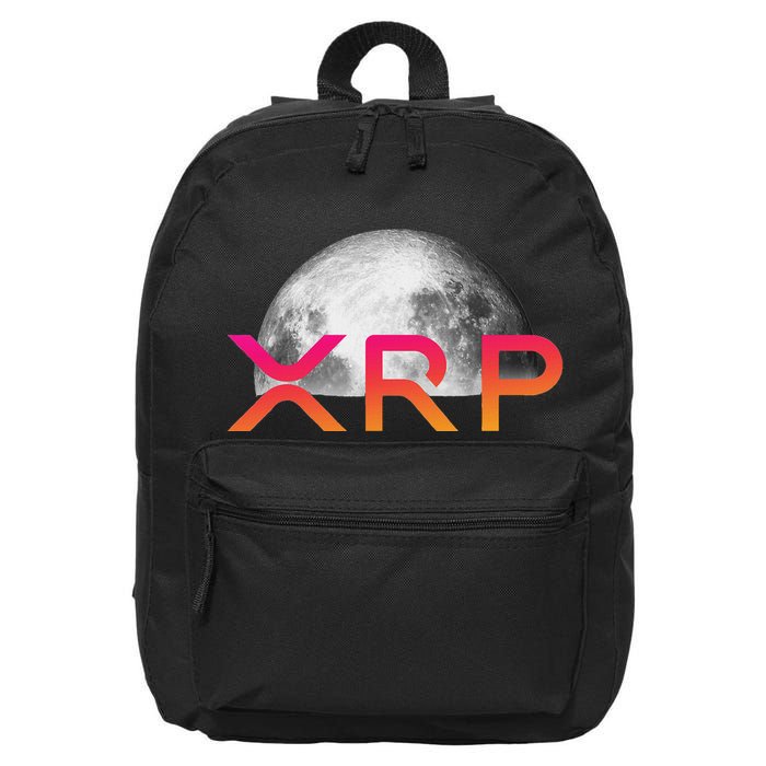 Ripple Xrp Coin Moon Xrp Army Crypto Cryptocurrency Xrp 16 in Basic Backpack