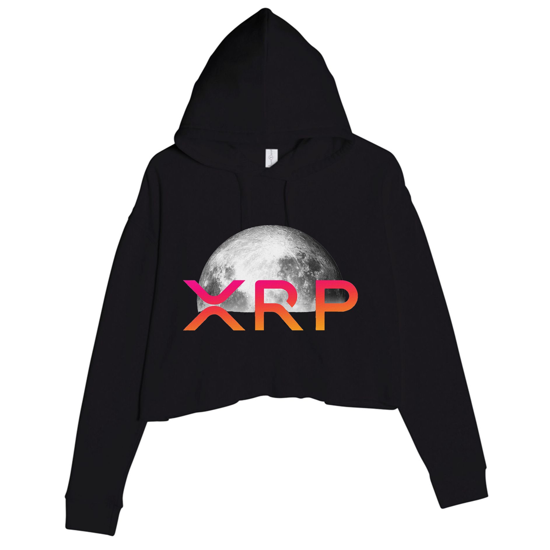 Ripple Xrp Coin Moon Xrp Army Crypto Cryptocurrency Xrp Crop Fleece Hoodie
