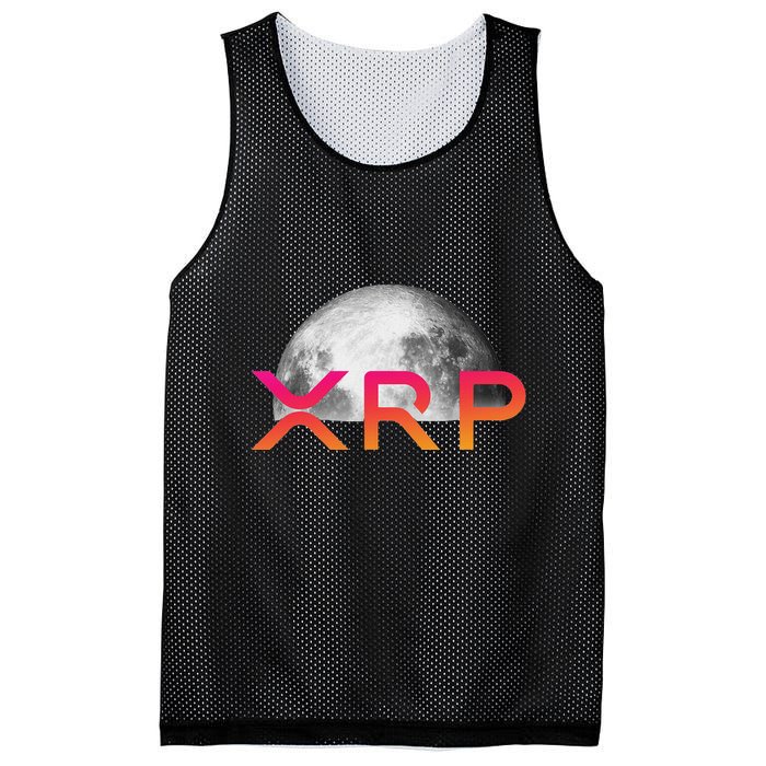 Ripple Xrp Coin Moon Xrp Army Crypto Cryptocurrency Xrp Mesh Reversible Basketball Jersey Tank