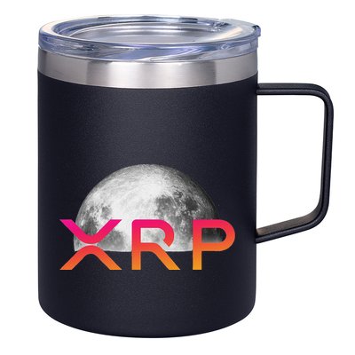 Ripple Xrp Coin Moon Xrp Army Crypto Cryptocurrency Xrp 12oz Stainless Steel Coffee Mug