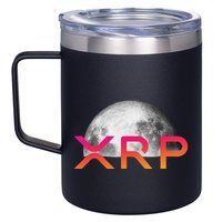 Ripple Xrp Coin Moon Xrp Army Crypto Cryptocurrency Xrp 12oz Stainless Steel Coffee Mug