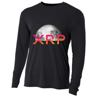 Ripple Xrp Coin Moon Xrp Army Crypto Cryptocurrency Xrp Cooling Performance Long Sleeve Crew