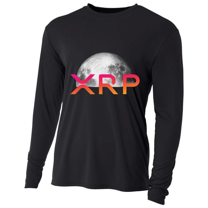 Ripple Xrp Coin Moon Xrp Army Crypto Cryptocurrency Xrp Cooling Performance Long Sleeve Crew