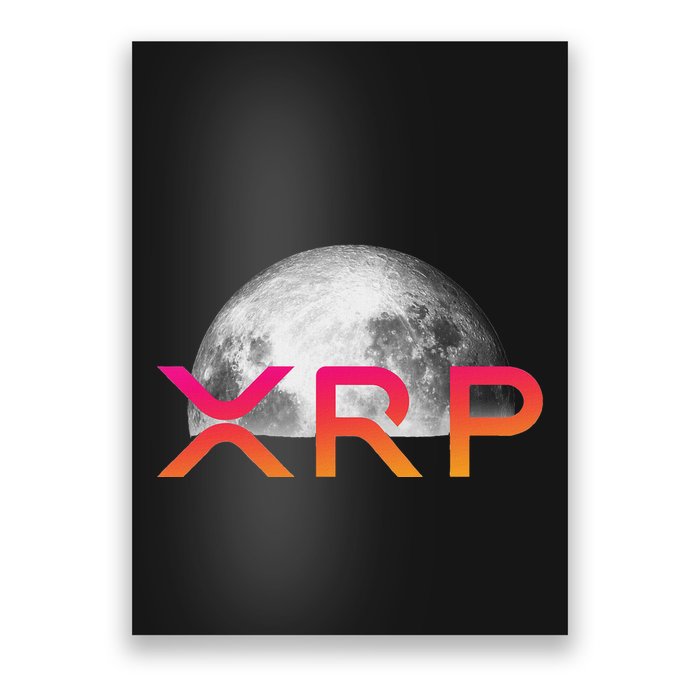 Ripple Xrp Coin Moon Xrp Army Crypto Cryptocurrency Xrp Poster