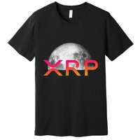 Ripple Xrp Coin Moon Xrp Army Crypto Cryptocurrency Xrp Premium T-Shirt