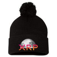Ripple Xrp Coin Moon Xrp Army Crypto Cryptocurrency Xrp Pom Pom 12in Knit Beanie