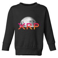 Ripple Xrp Coin Moon Xrp Army Crypto Cryptocurrency Xrp Toddler Sweatshirt
