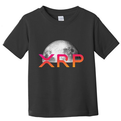 Ripple Xrp Coin Moon Xrp Army Crypto Cryptocurrency Xrp Toddler T-Shirt