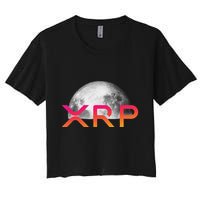 Ripple Xrp Coin Moon Xrp Army Crypto Cryptocurrency Xrp Crop Top
