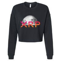 Ripple Xrp Coin Moon Xrp Army Crypto Cryptocurrency Xrp Cropped Pullover Crew