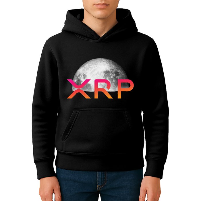 Ripple Xrp Coin Moon Xrp Army Crypto Cryptocurrency Xrp Kids Hoodie