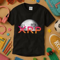 Ripple Xrp Coin Moon Xrp Army Crypto Cryptocurrency Xrp Kids T-Shirt