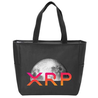 Ripple Xrp Coin Moon Xrp Army Crypto Cryptocurrency Xrp Zip Tote Bag