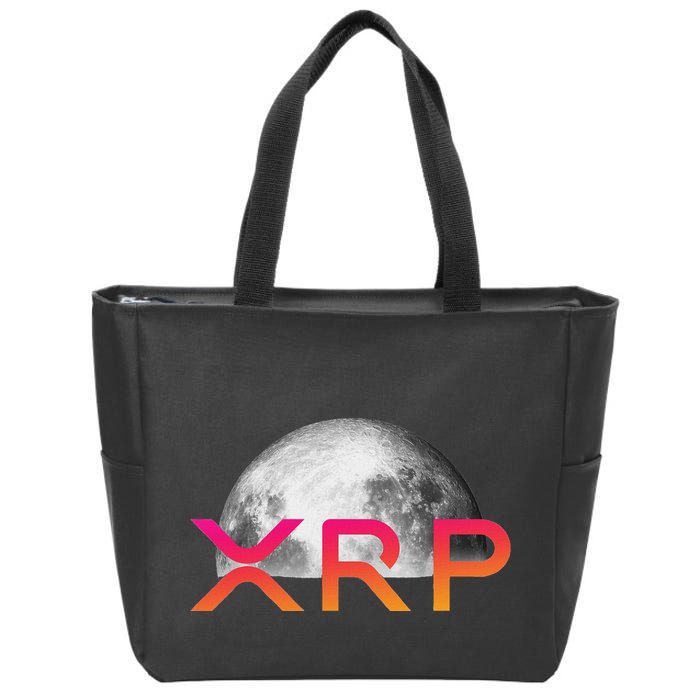 Ripple Xrp Coin Moon Xrp Army Crypto Cryptocurrency Xrp Zip Tote Bag