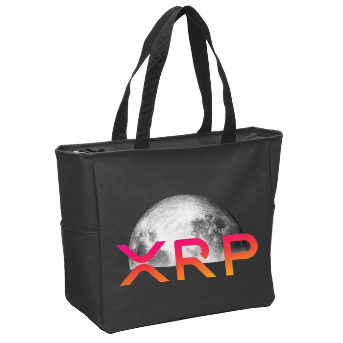 Ripple Xrp Coin Moon Xrp Army Crypto Cryptocurrency Xrp Zip Tote Bag
