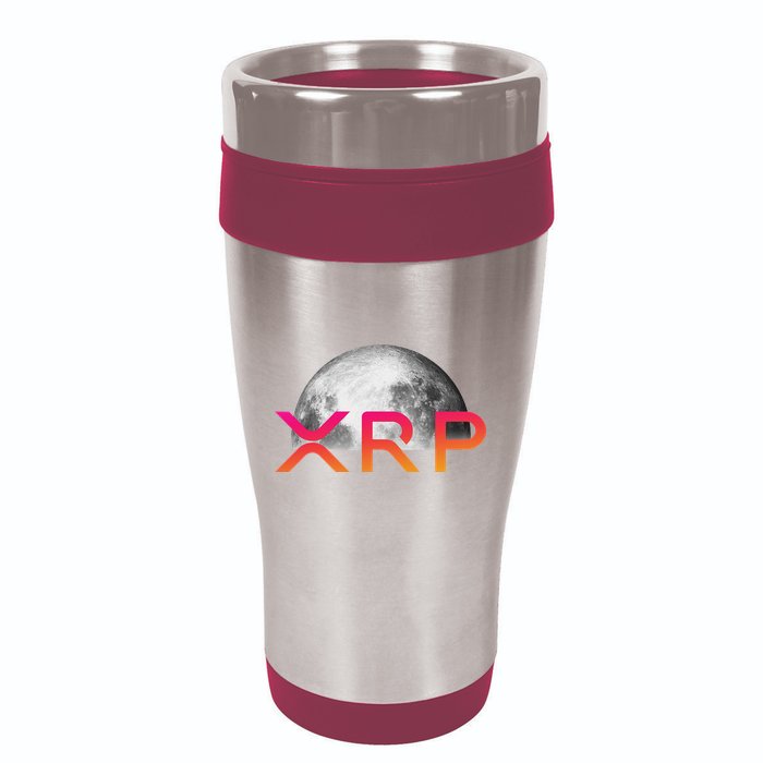 Ripple Xrp Coin Moon Xrp Army Crypto Cryptocurrency Xrp 16oz Travel Tumbler