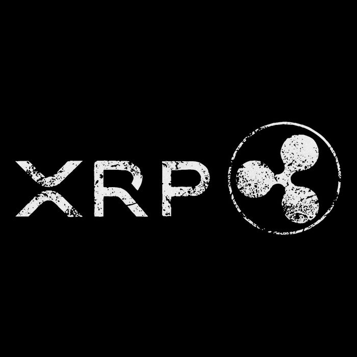 Ripple Xrp Crypto Coin Blockchain Technology White Vintage Flat Bill Trucker Hat