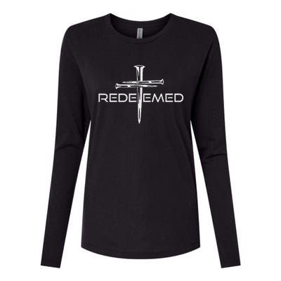 REDEEMED x Christian 4 Womens Cotton Relaxed Long Sleeve T-Shirt