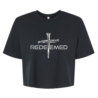 REDEEMED x Christian 4 Bella+Canvas Jersey Crop Tee