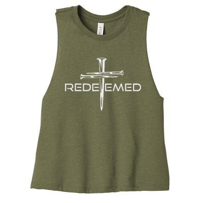 REDEEMED x Christian 4 Women's Racerback Cropped Tank