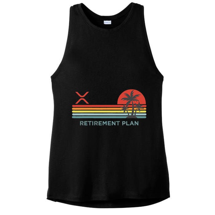 Ripple Xrp Crypto Blockchain Digital Currency Altchain Ladies PosiCharge Tri-Blend Wicking Tank