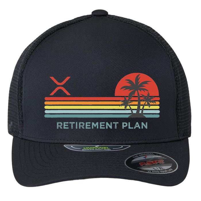 Ripple Xrp Crypto Blockchain Digital Currency Altchain Flexfit Unipanel Trucker Cap