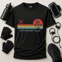 Ripple Xrp Crypto Blockchain Digital Currency Altchain Cooling Performance Crew T-Shirt