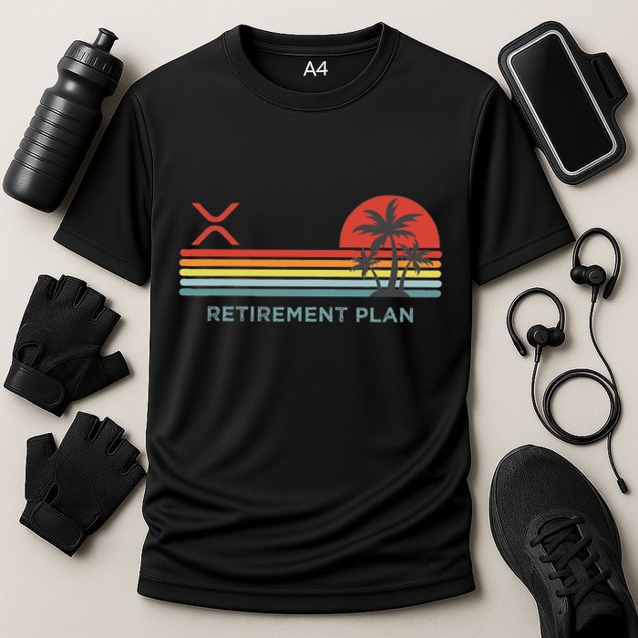 Ripple Xrp Crypto Blockchain Digital Currency Altchain Cooling Performance Crew T-Shirt