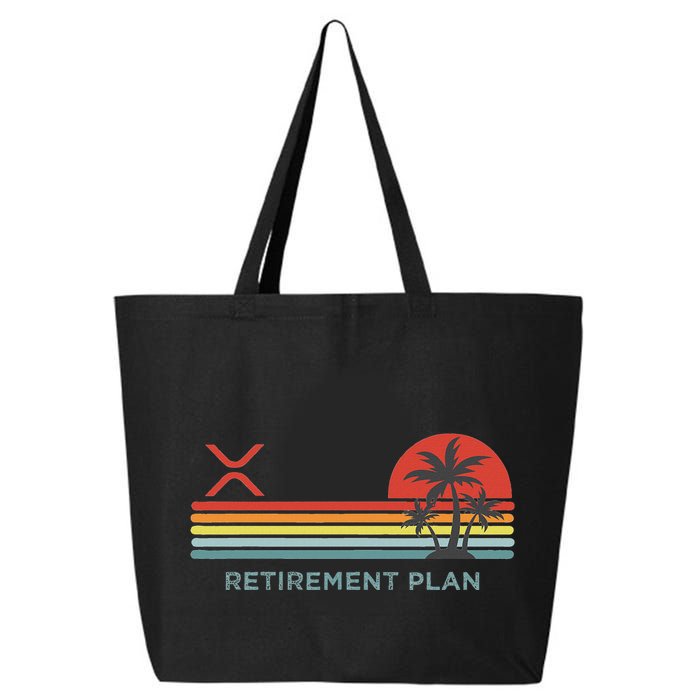 Ripple Xrp Crypto Blockchain Digital Currency Altchain 25L Jumbo Tote