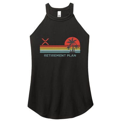 Ripple Xrp Crypto Blockchain Digital Currency Altchain Women's Perfect Tri Rocker Tank