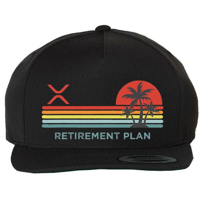 Ripple Xrp Crypto Blockchain Digital Currency Altchain Wool Snapback Cap