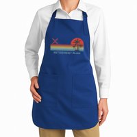 Ripple Xrp Crypto Blockchain Digital Currency Altchain Full-Length Apron With Pockets