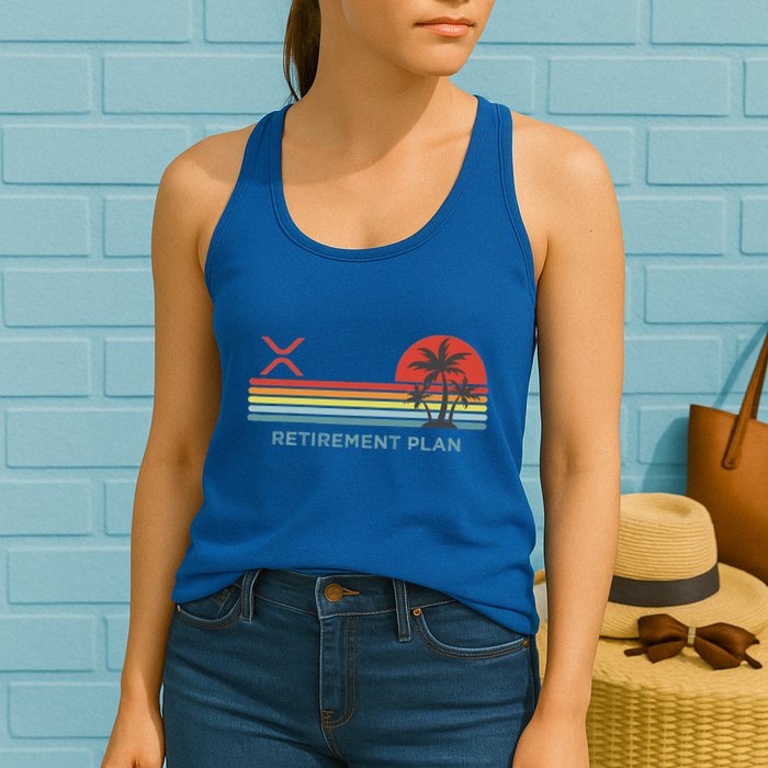 Ripple Xrp Crypto Blockchain Digital Currency Altchain Womens Tank Top